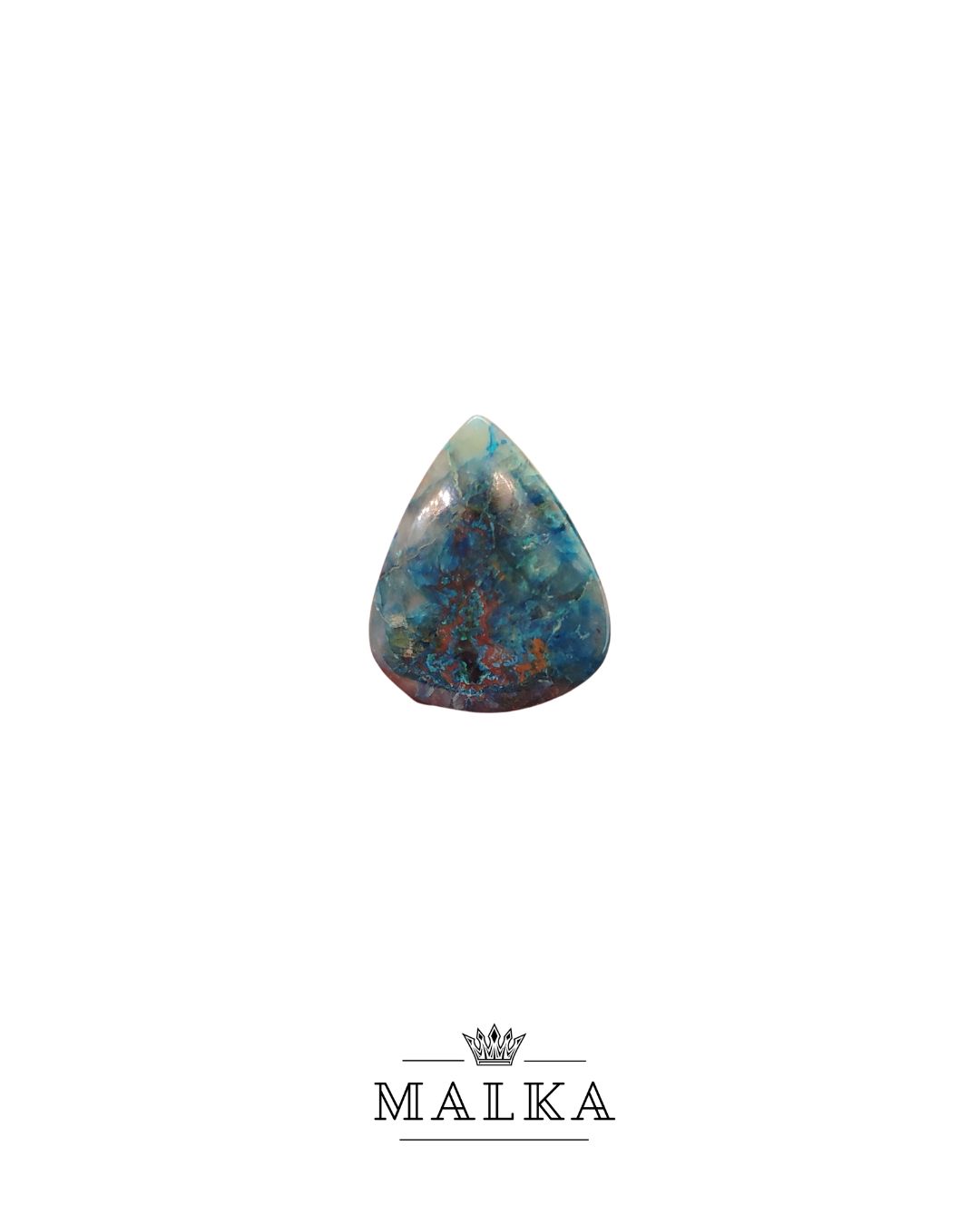 27mm Chrysocolla Statement Cabochon