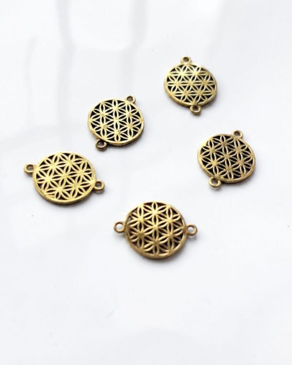 Flower of Life Brass Special Connector