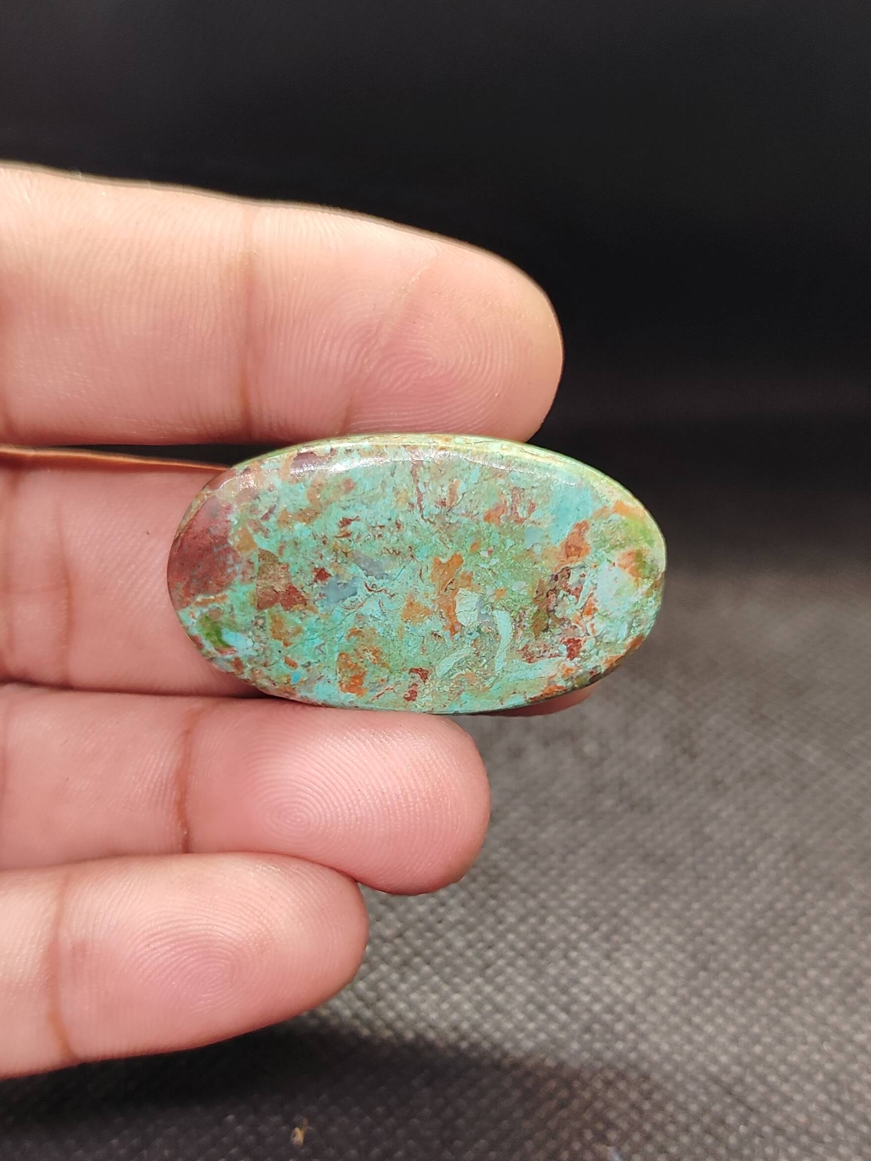 39mm Chrysocolla Jewelry Stone - Image 3