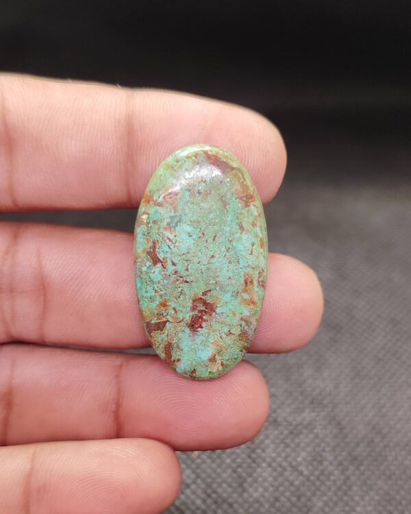 37mm Chrysocolla Statement Cabochon