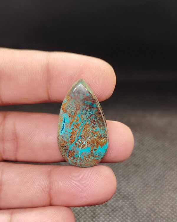34mm Chrysocolla Collector Gemstone
