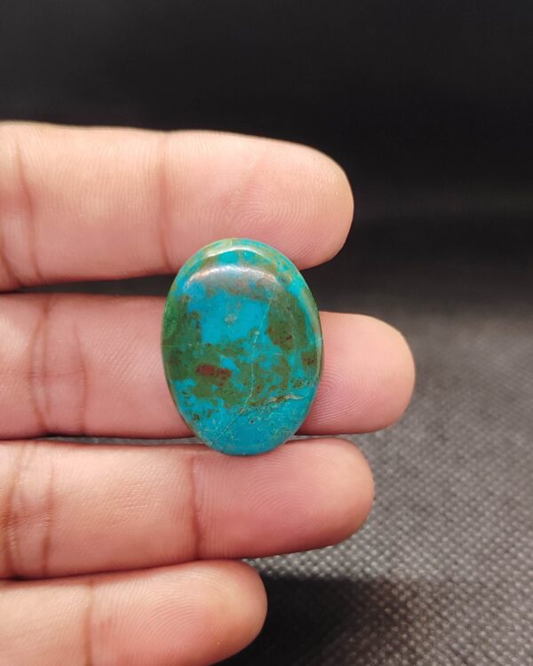 30mm Chrysocolla Gemstone – Unique Piece