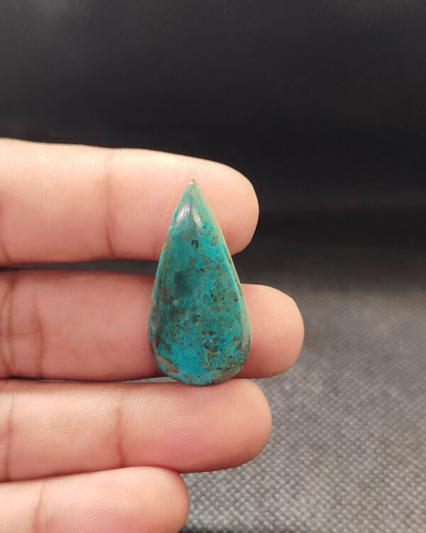 35mm Chrysocolla Cabochon for Artisans