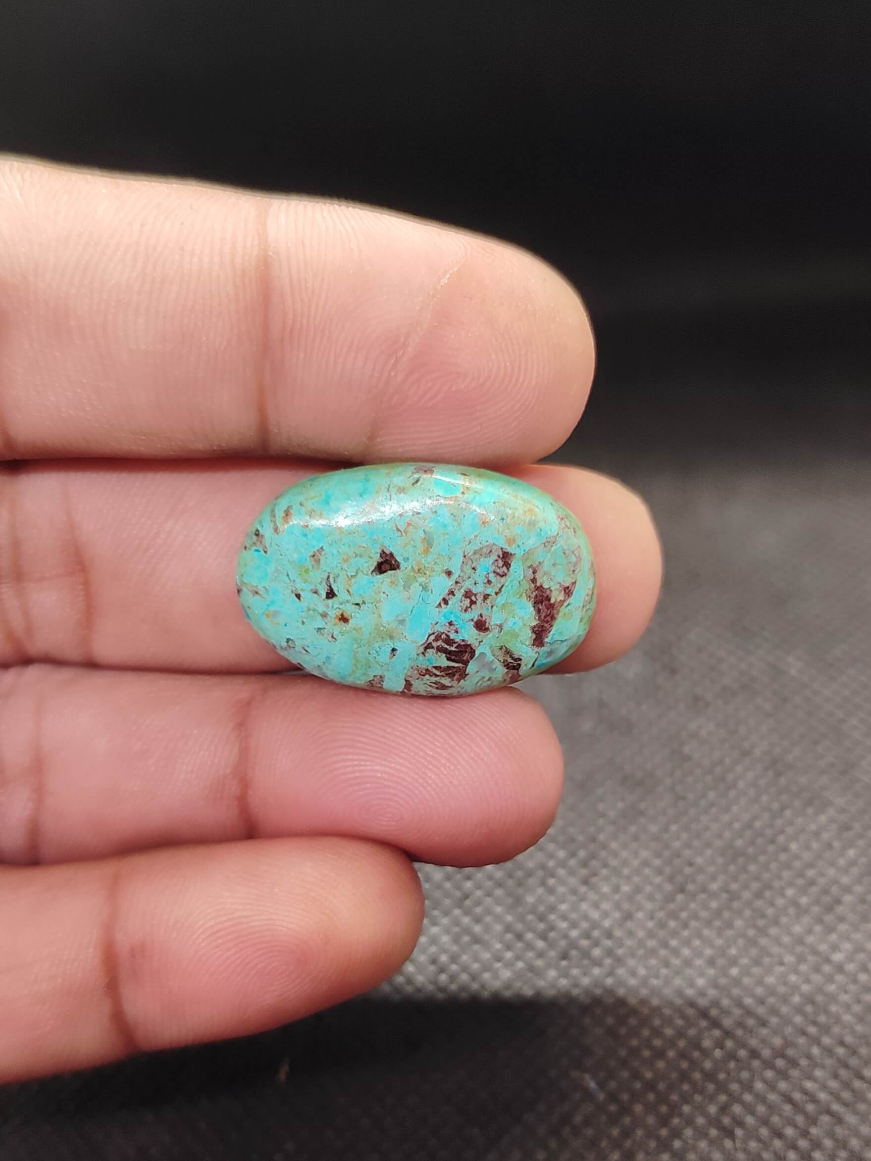 28mm Natural Chrysocolla Jewelry Gemstone - Image 3