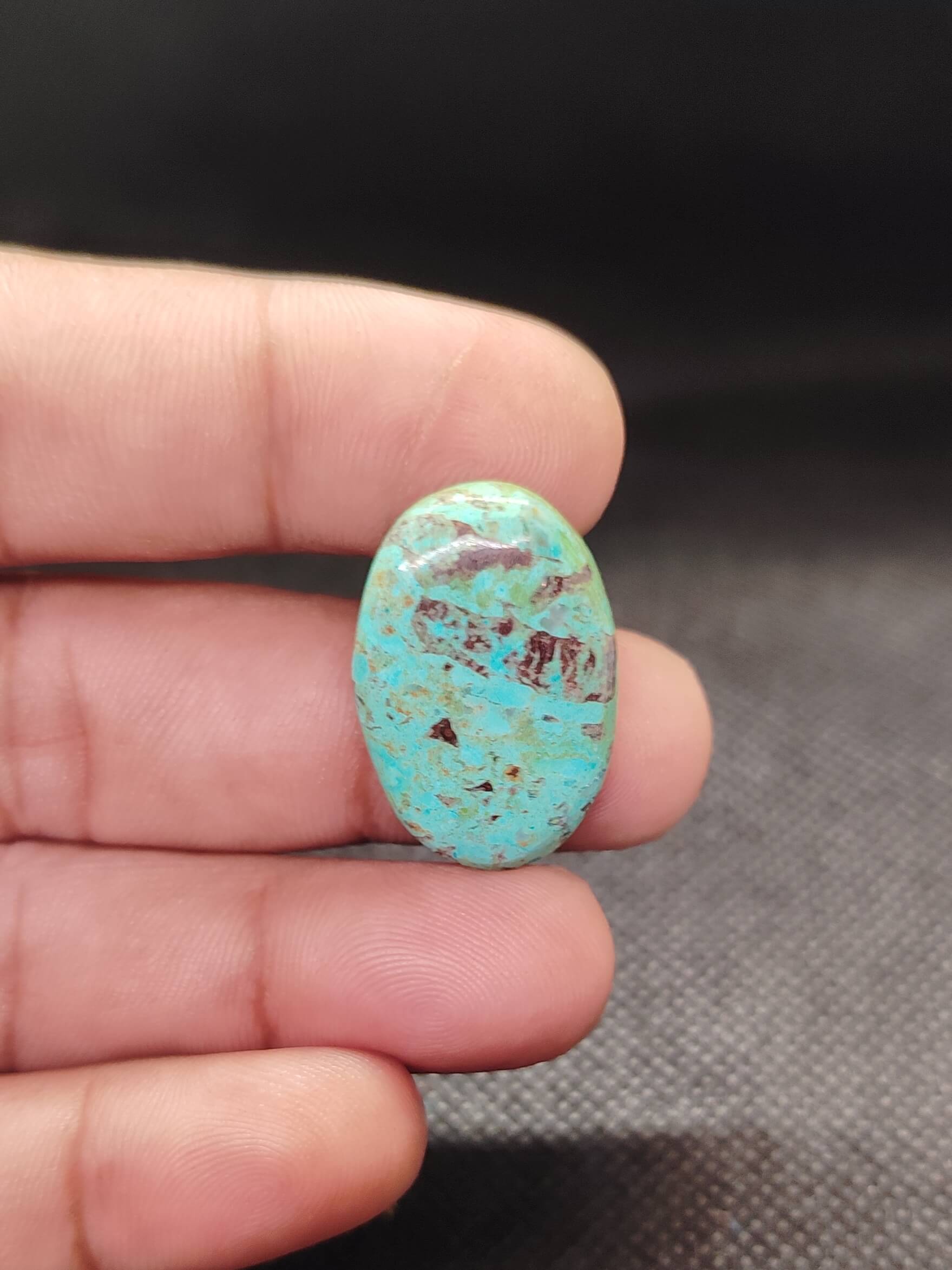 28mm Natural Chrysocolla Jewelry Gemstone - Image 2