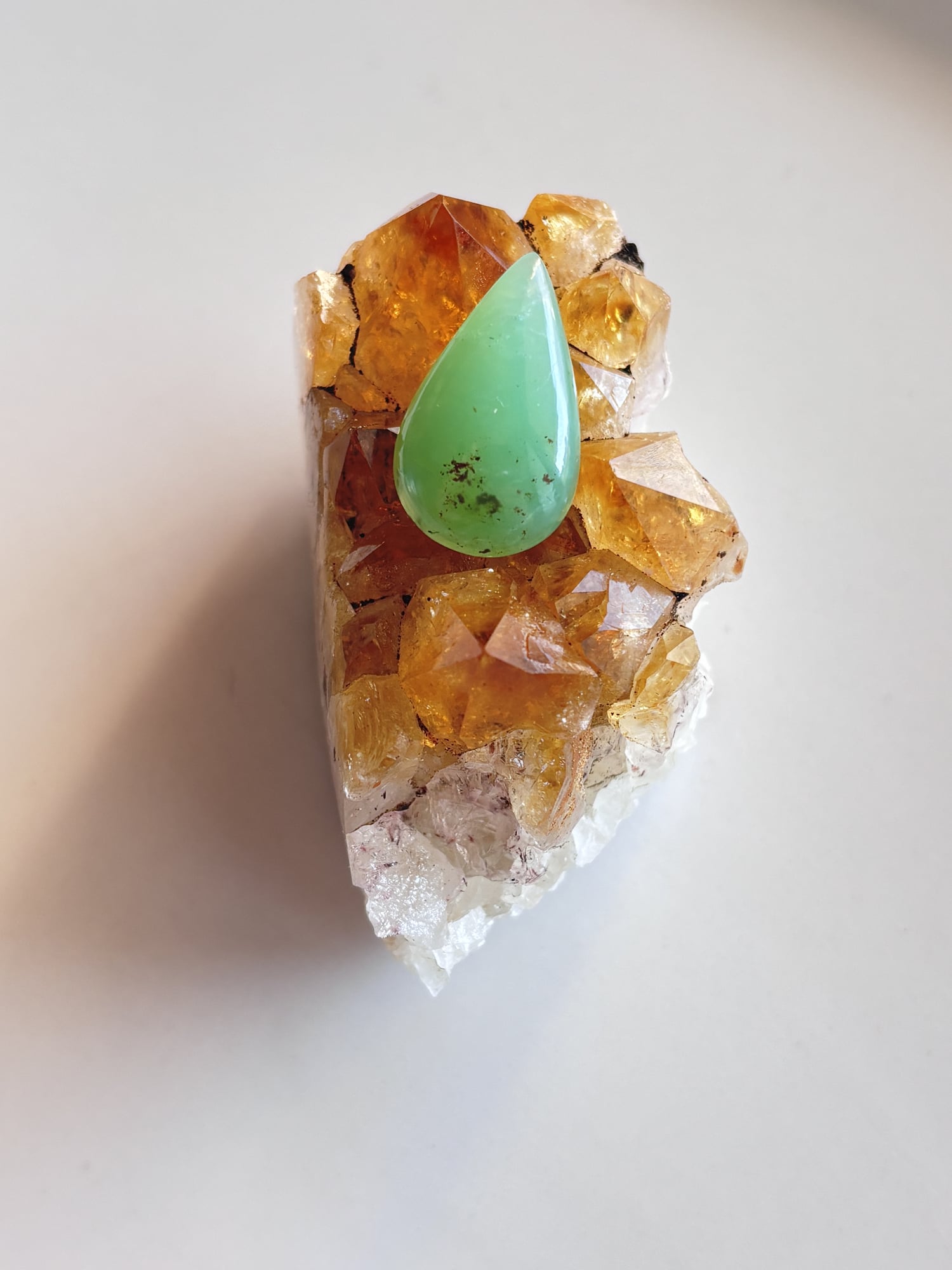 24mm Chrysoprase Cabochon for Personal Jewelry Projects