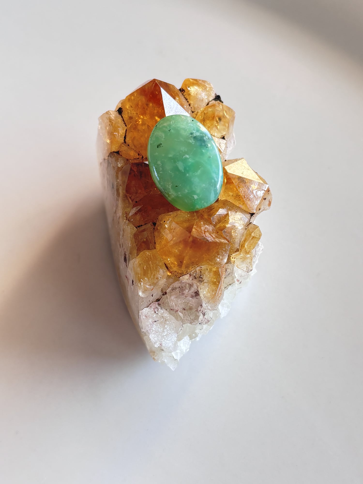 22mm Chrysoprase Cabochon for Wrapped Pendants