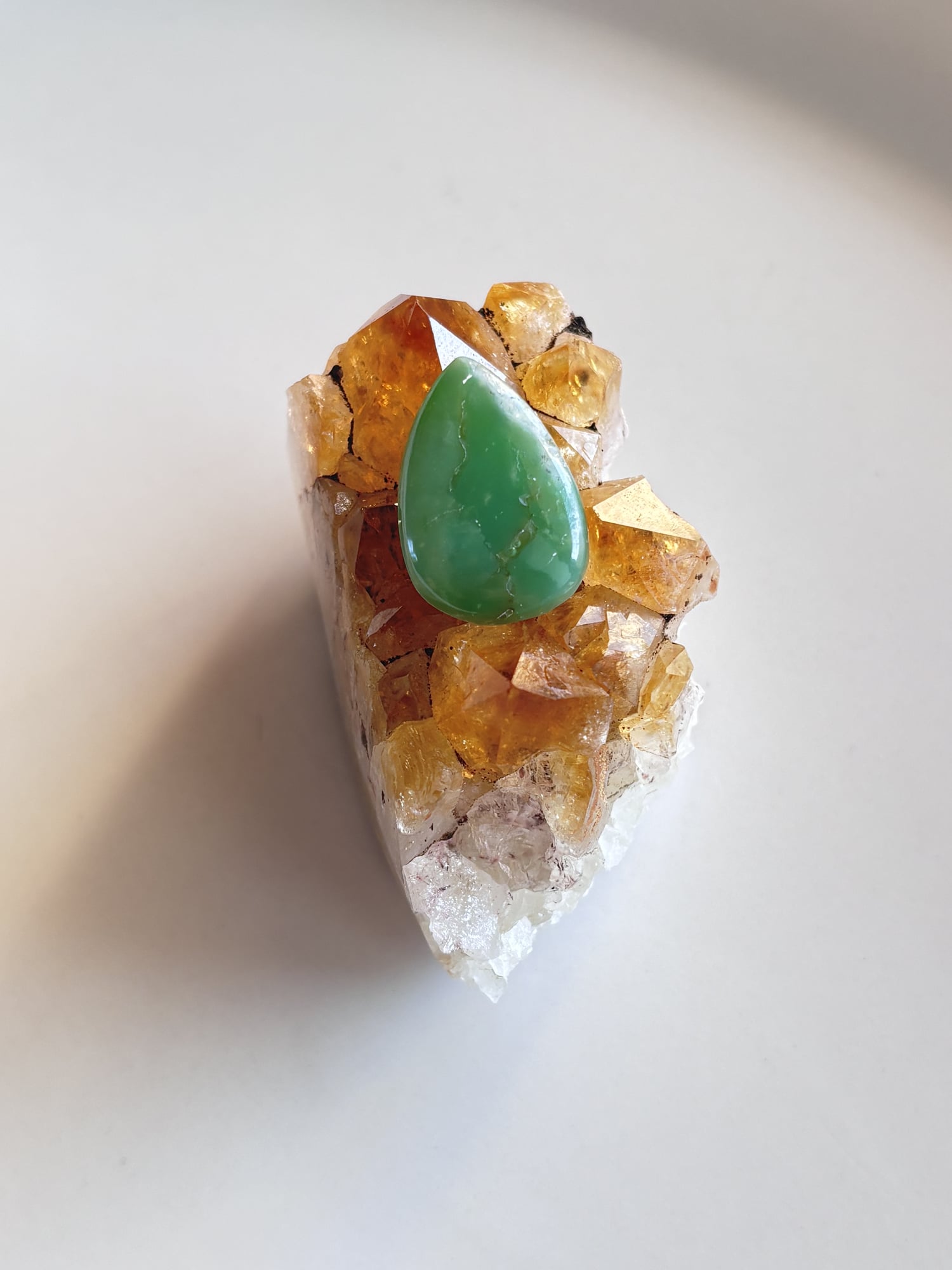 24mm Chrysoprase Cabochon for Custom Jewelry Designs