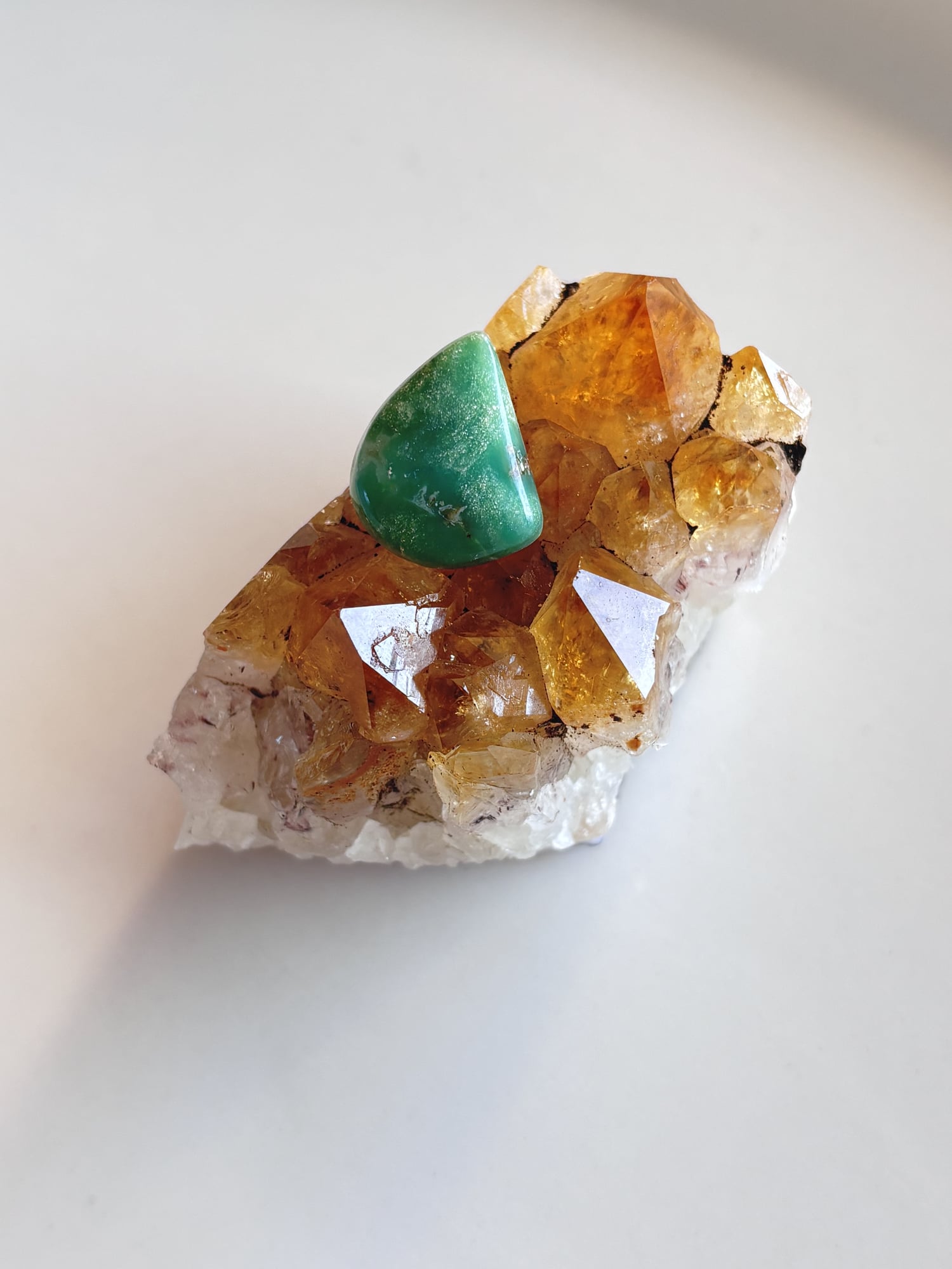 19mm Chrysoprase Cabochon for Handmade Pendants