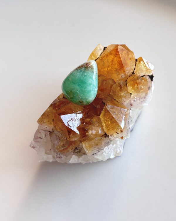 20mm Chrysoprase Cabochon for Artisan Jewelry