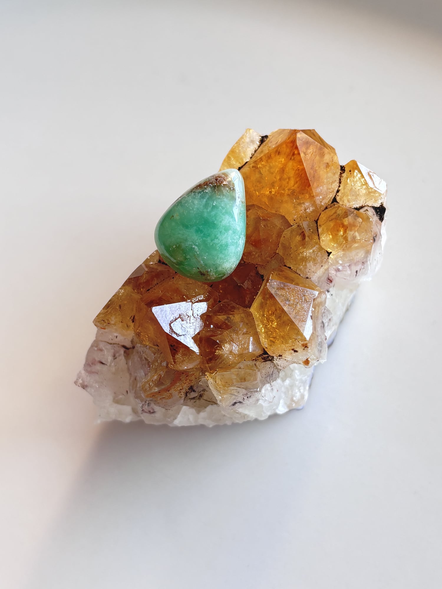 20mm Chrysoprase Cabochon for Artisan Jewelry