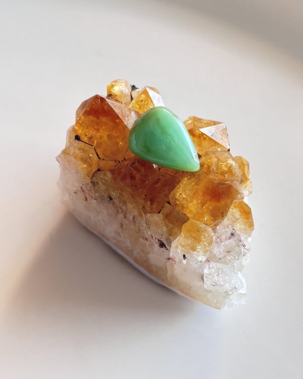 20mm Chrysoprase Gemstone for Necklace Making