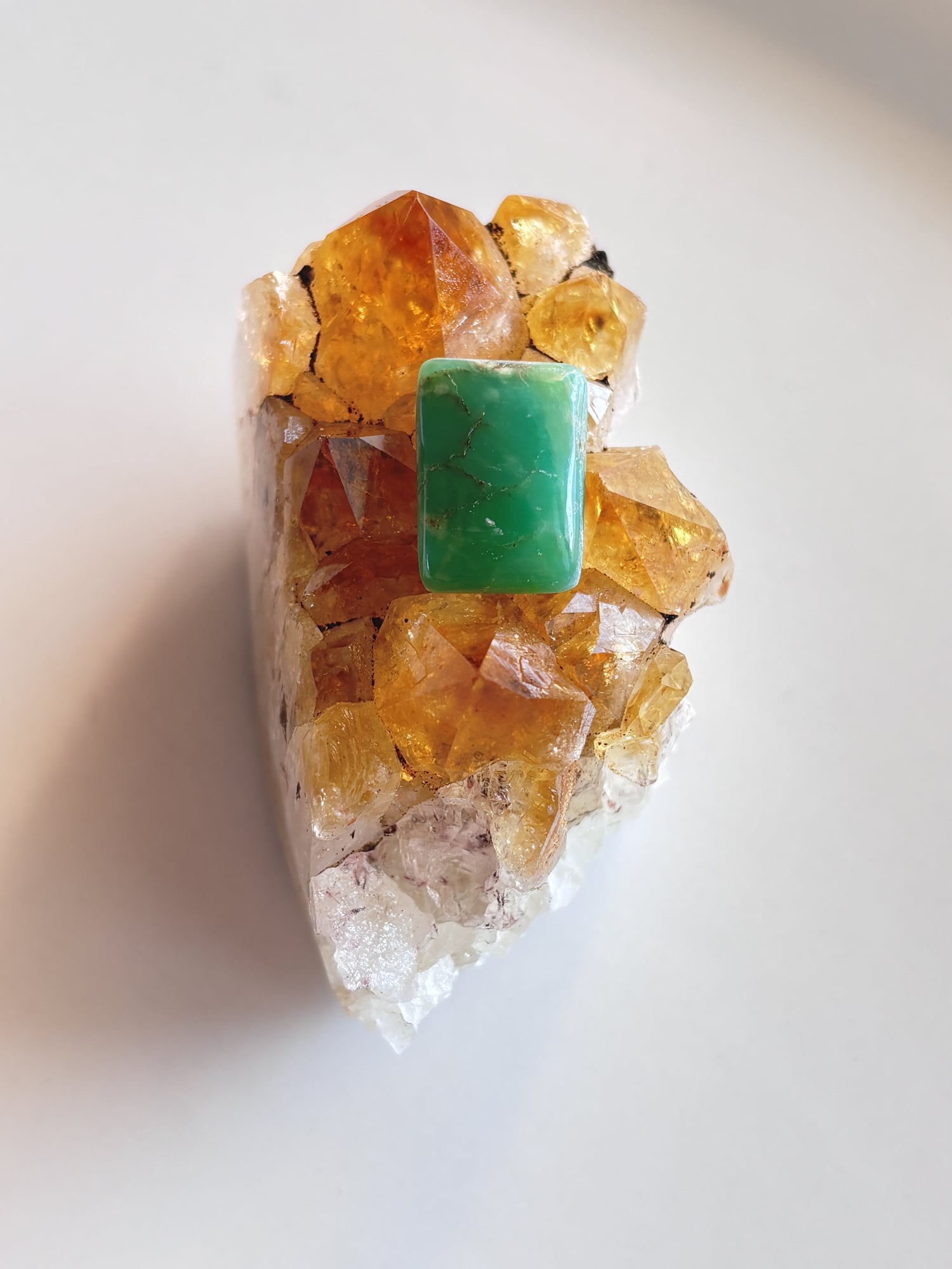 17mm Chrysoprase Cabochon for Wrapped Pendants