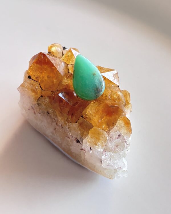 20mm Chrysoprase Gemstone for Handmade Necklaces