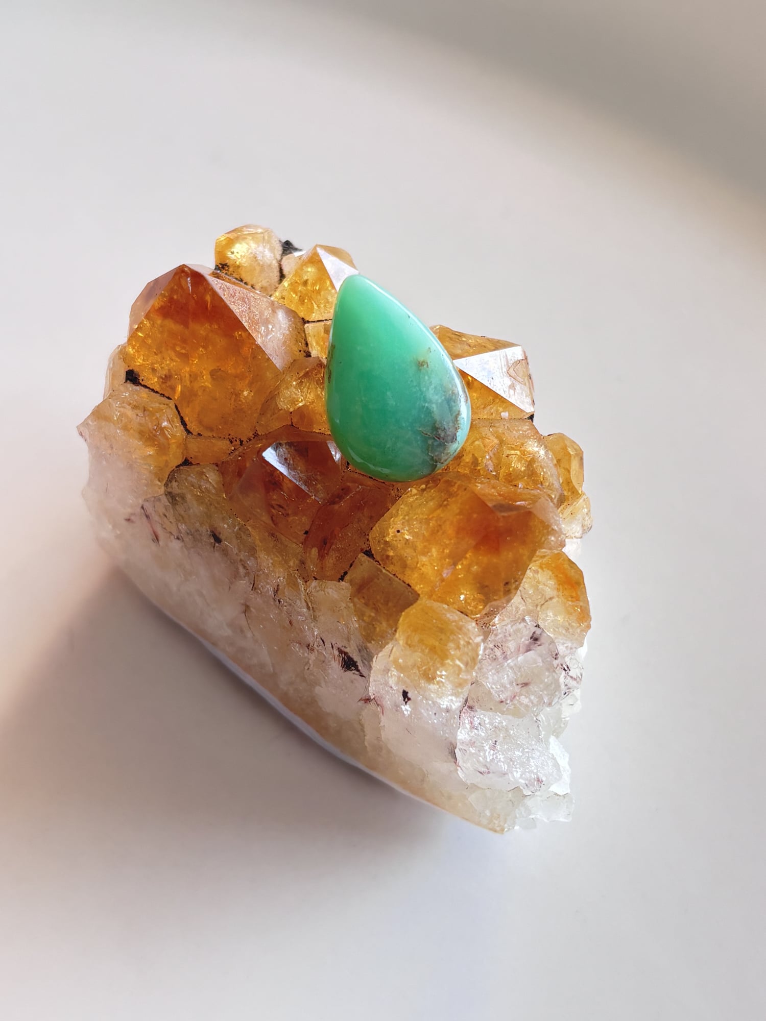 20mm Chrysoprase Gemstone for Handmade Necklaces
