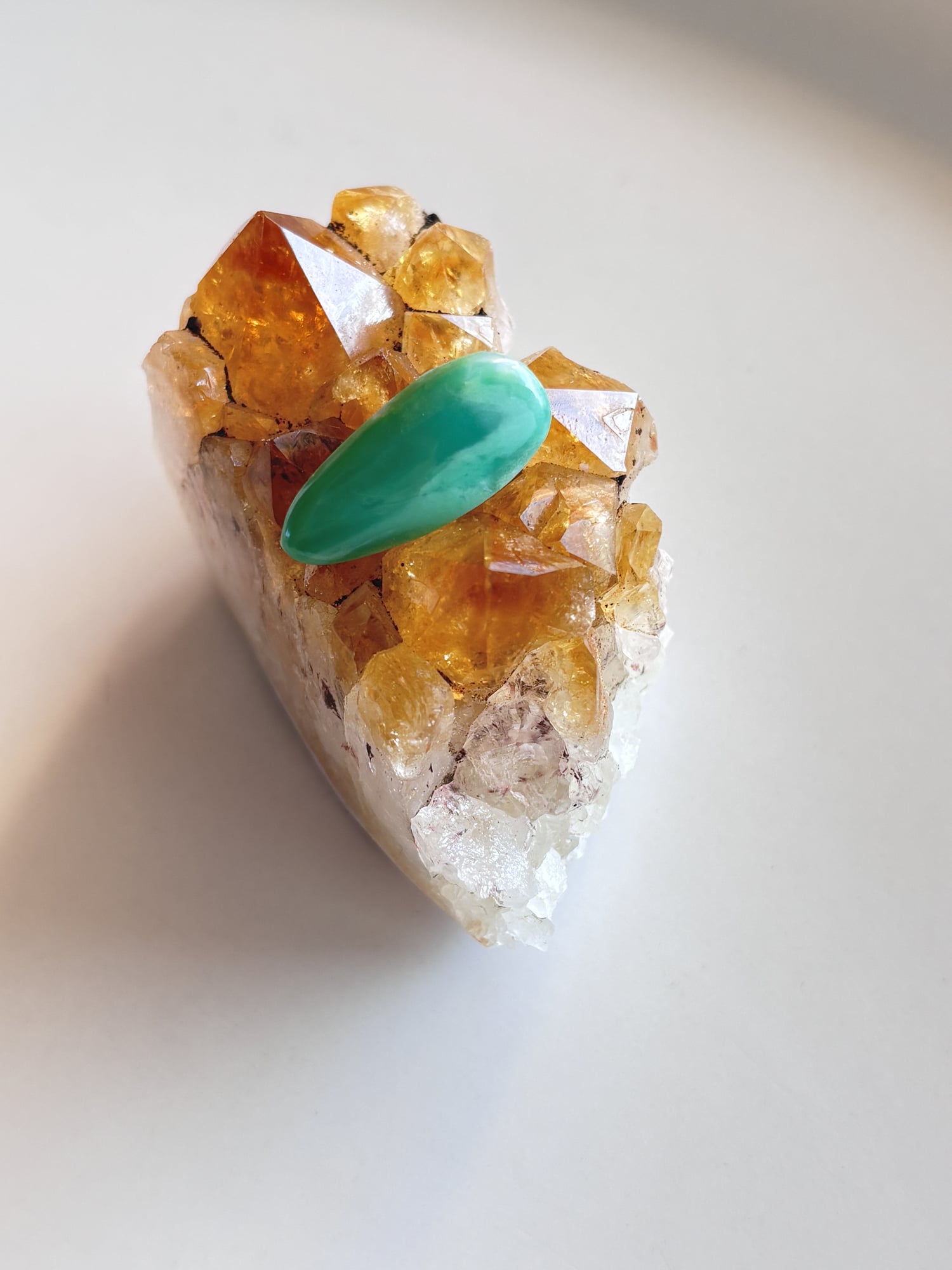 24mm Chrysoprase Cabochon for Handmade Pendants