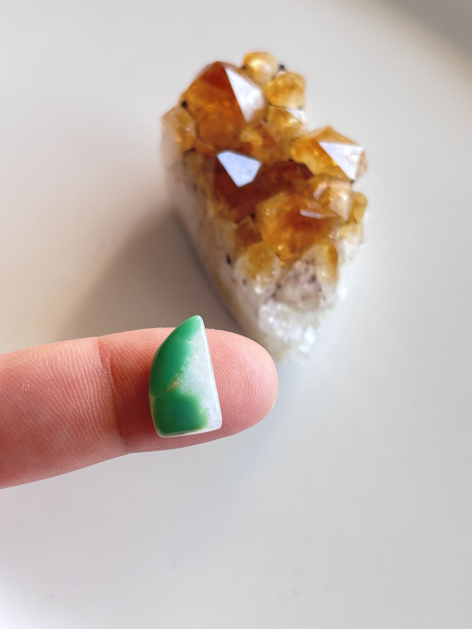 18mm Chrysoprase Cabochon for Artisan Jewelry - Image 2