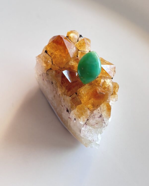 18mm Chrysoprase Gemstone for Creative Pendant Designs