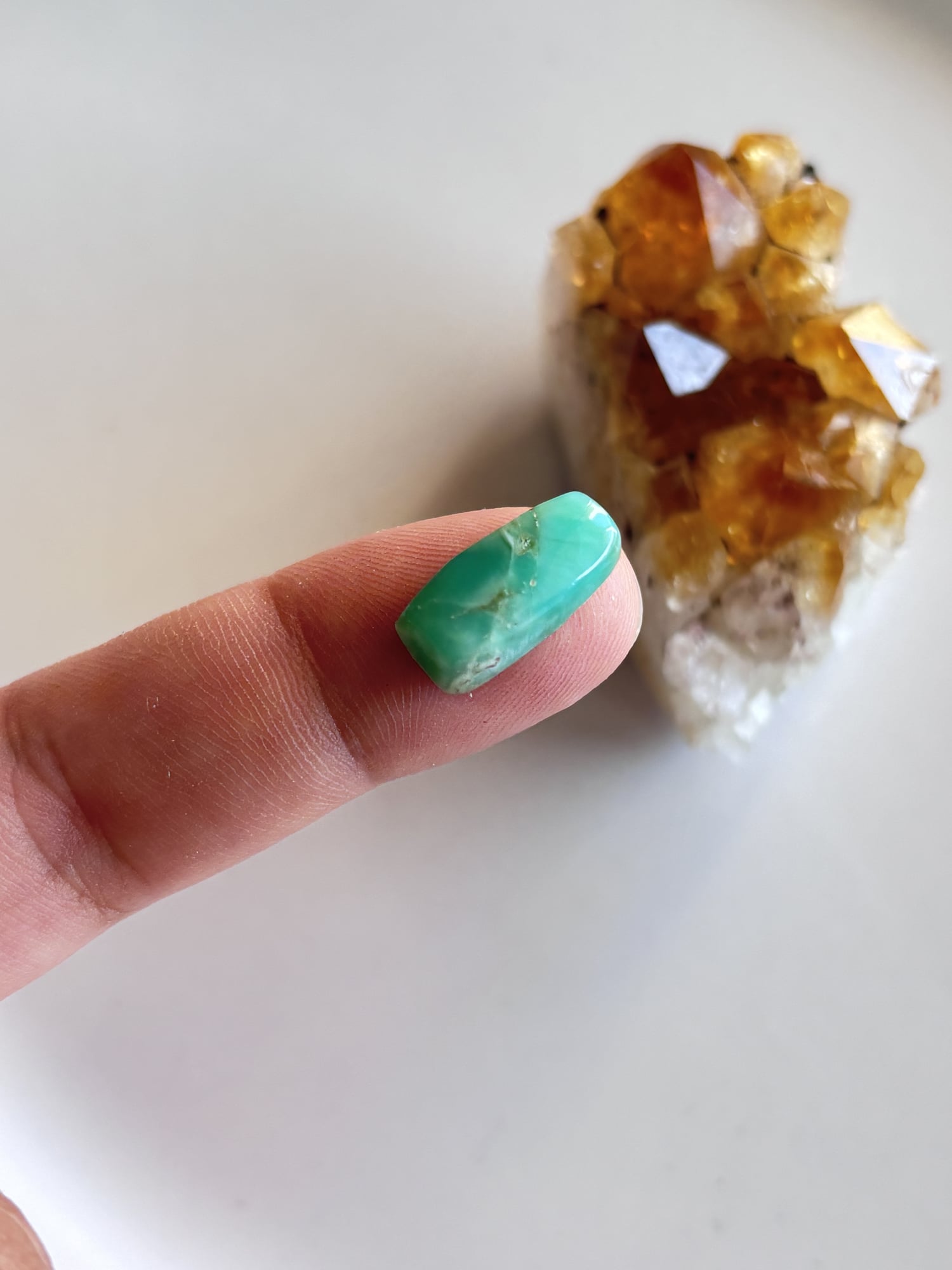19mm Chrysoprase Cabochon for Jewelry Settings - Image 2