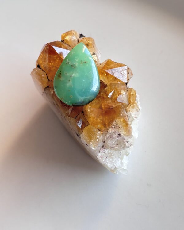 22mm Chrysoprase Cabochon for Wrapped Pendants