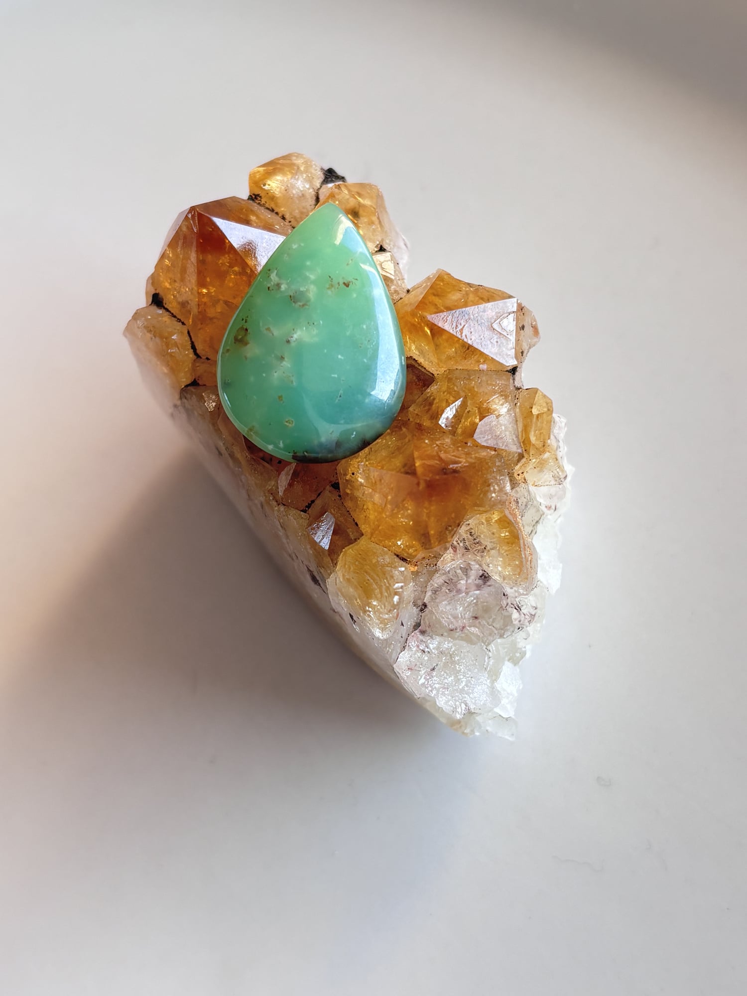22mm Chrysoprase Cabochon for Wrapped Pendants