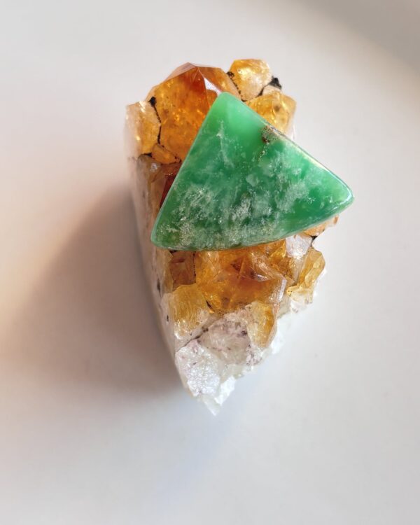 36mm Chrysoprase Cabochon for Jewelry Settings