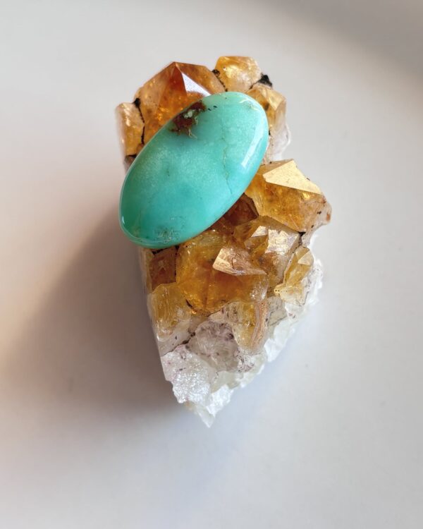 32mm Chrysoprase Cabochon for Personal Jewelry Projects