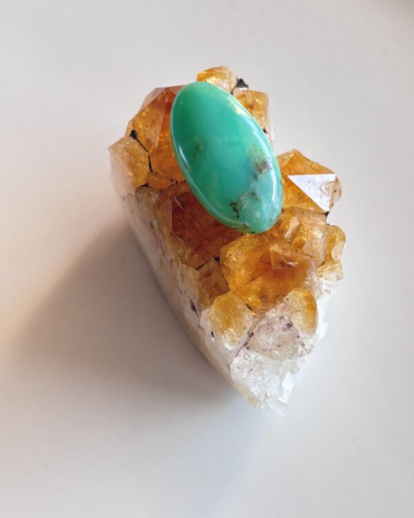 29mm Chrysoprase Gemstone for Handmade Necklaces