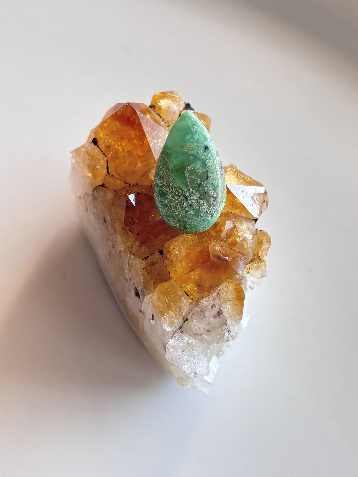 26mm Chrysoprase Cabochon for Custom Jewelry Designs