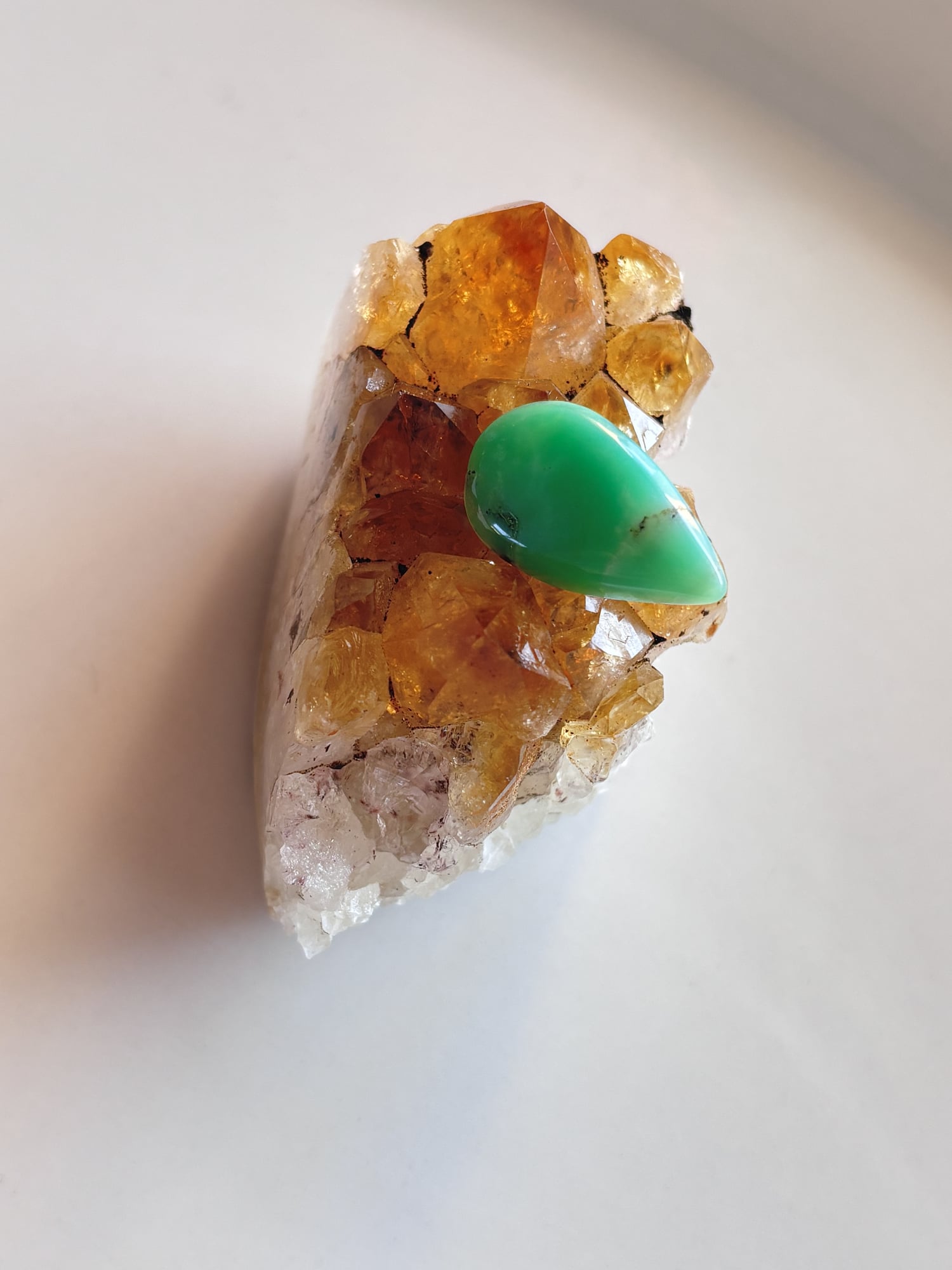 24mm Chrysoprase Cabochon for Artisan Jewelry