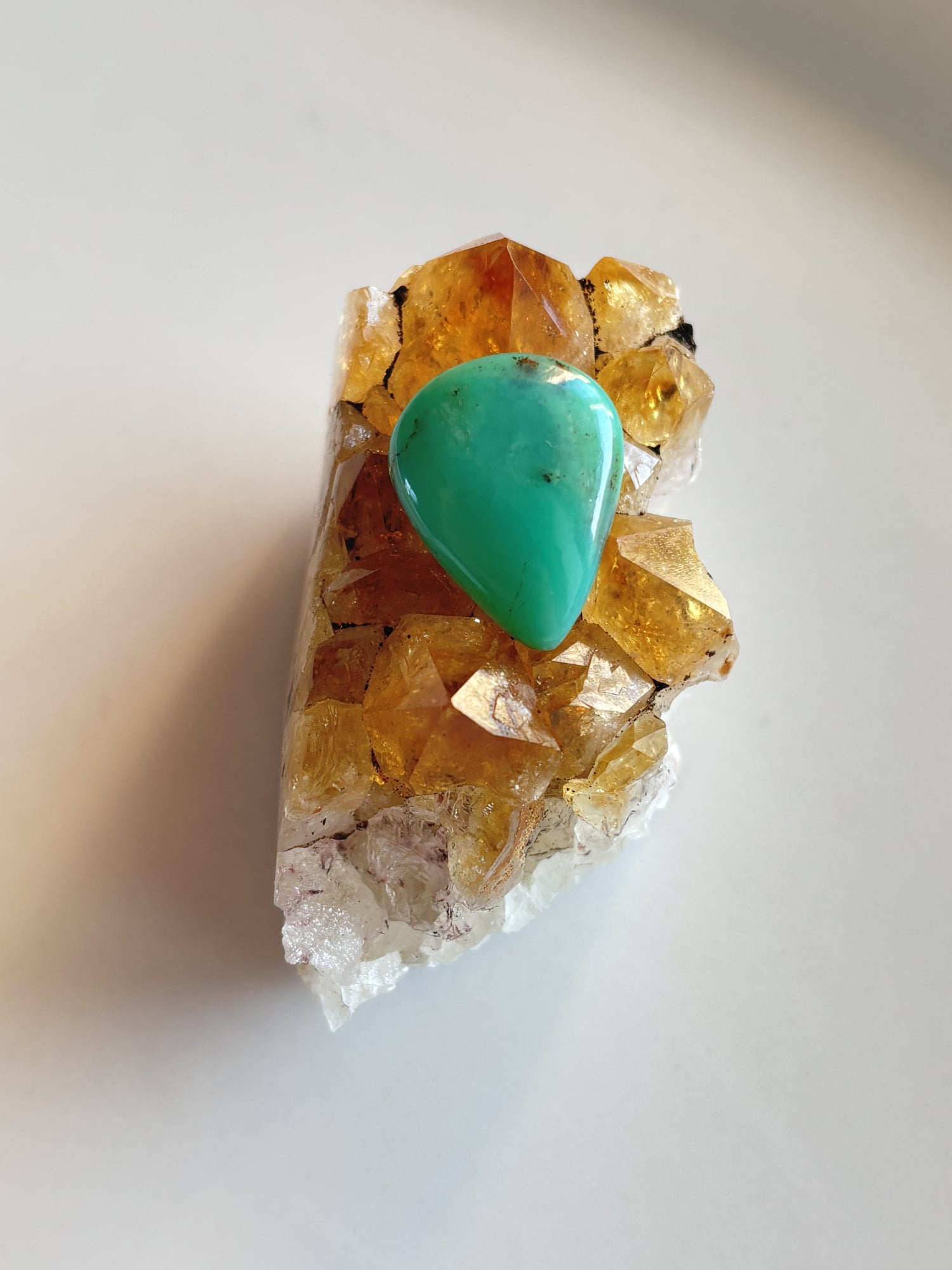 23mm Chrysoprase Gemstone for Necklace Making