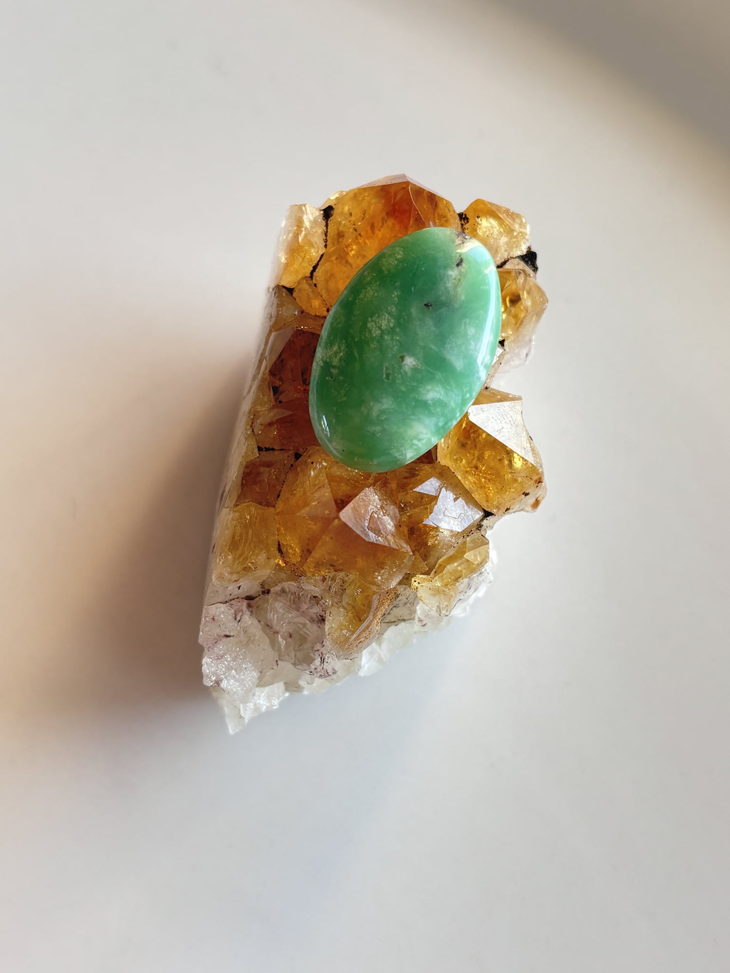 28mm Chrysoprase Cabochon for Personal Jewelry Projects