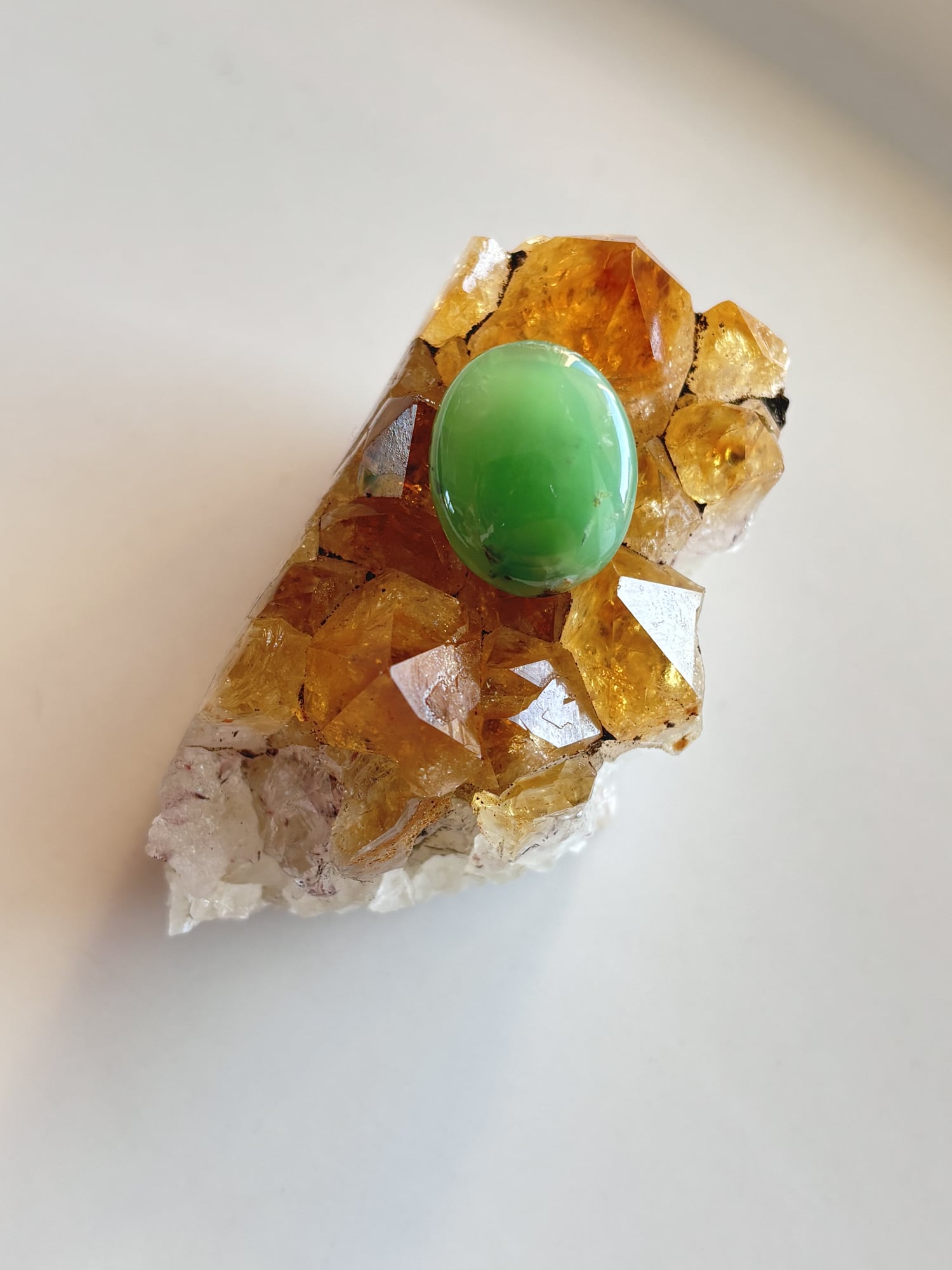 19mm Chrysoprase Gemstone for Handmade Necklaces
