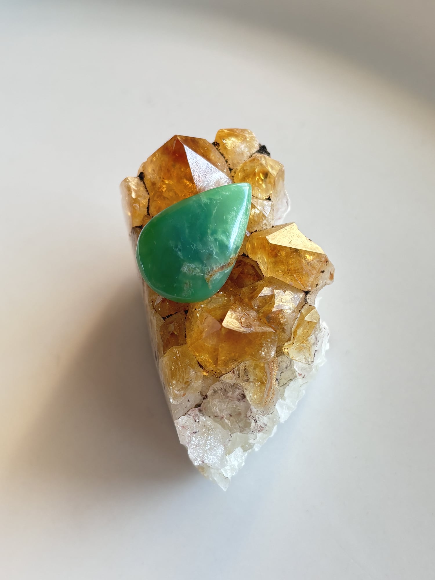 26mm Chrysoprase Cabochon for Custom Jewelry Designs