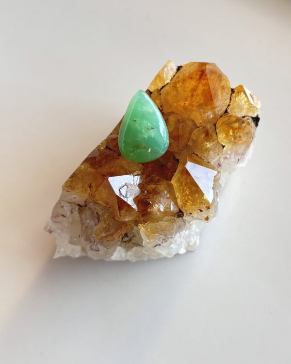 18mm Chrysoprase Cabochon for Jewelry Settings