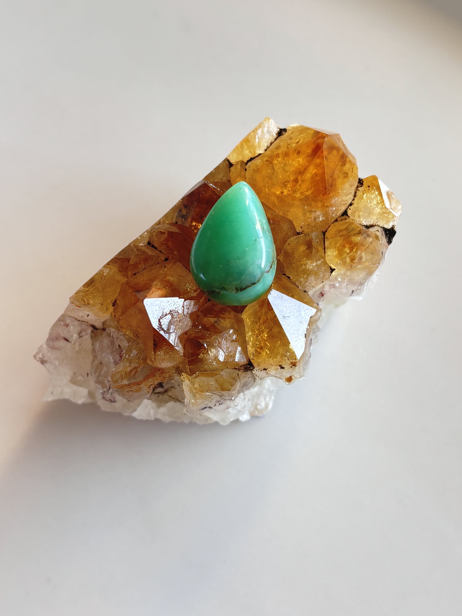 20mm Chrysoprase Gemstone for Necklace Making