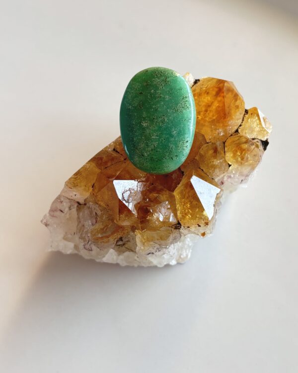 26mm Chrysoprase Cabochon for Personal Jewelry Projects