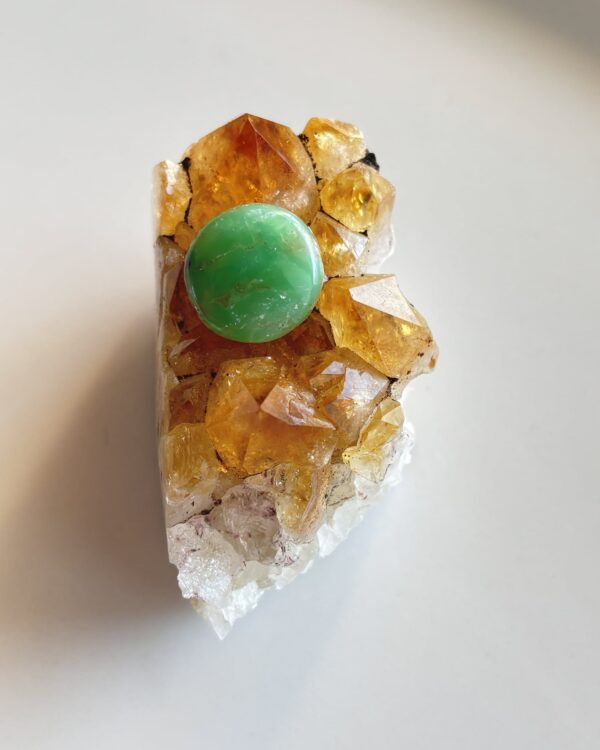 18mm Chrysoprase Gemstone for Handmade Necklaces