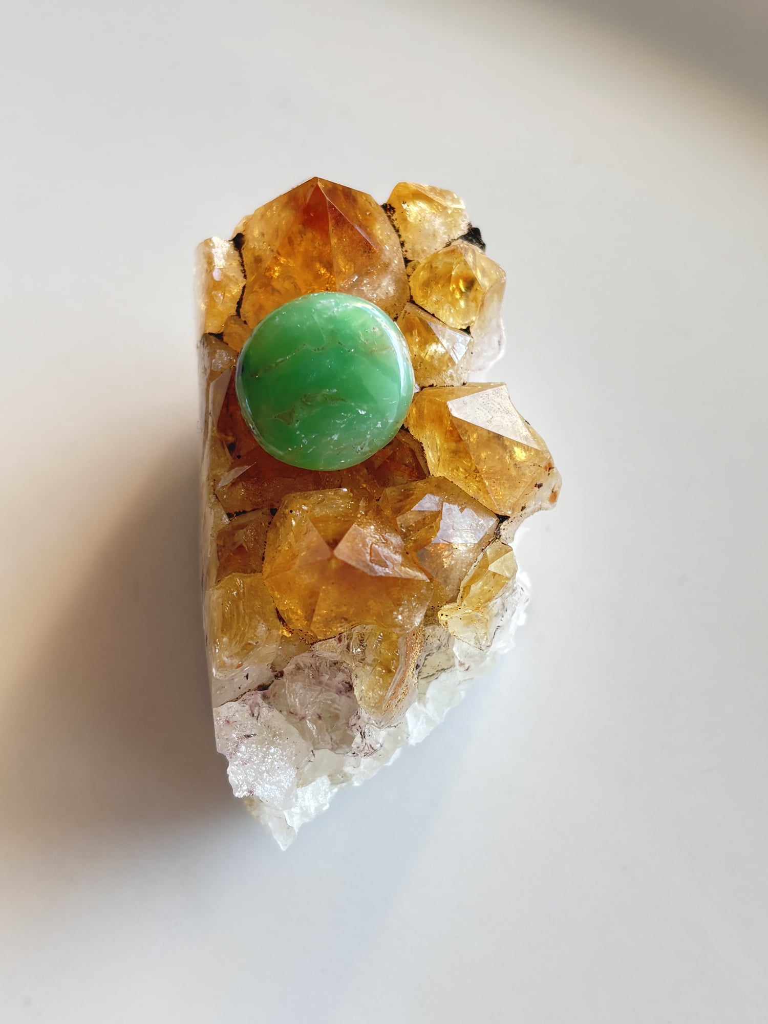 18mm Chrysoprase Gemstone for Handmade Necklaces