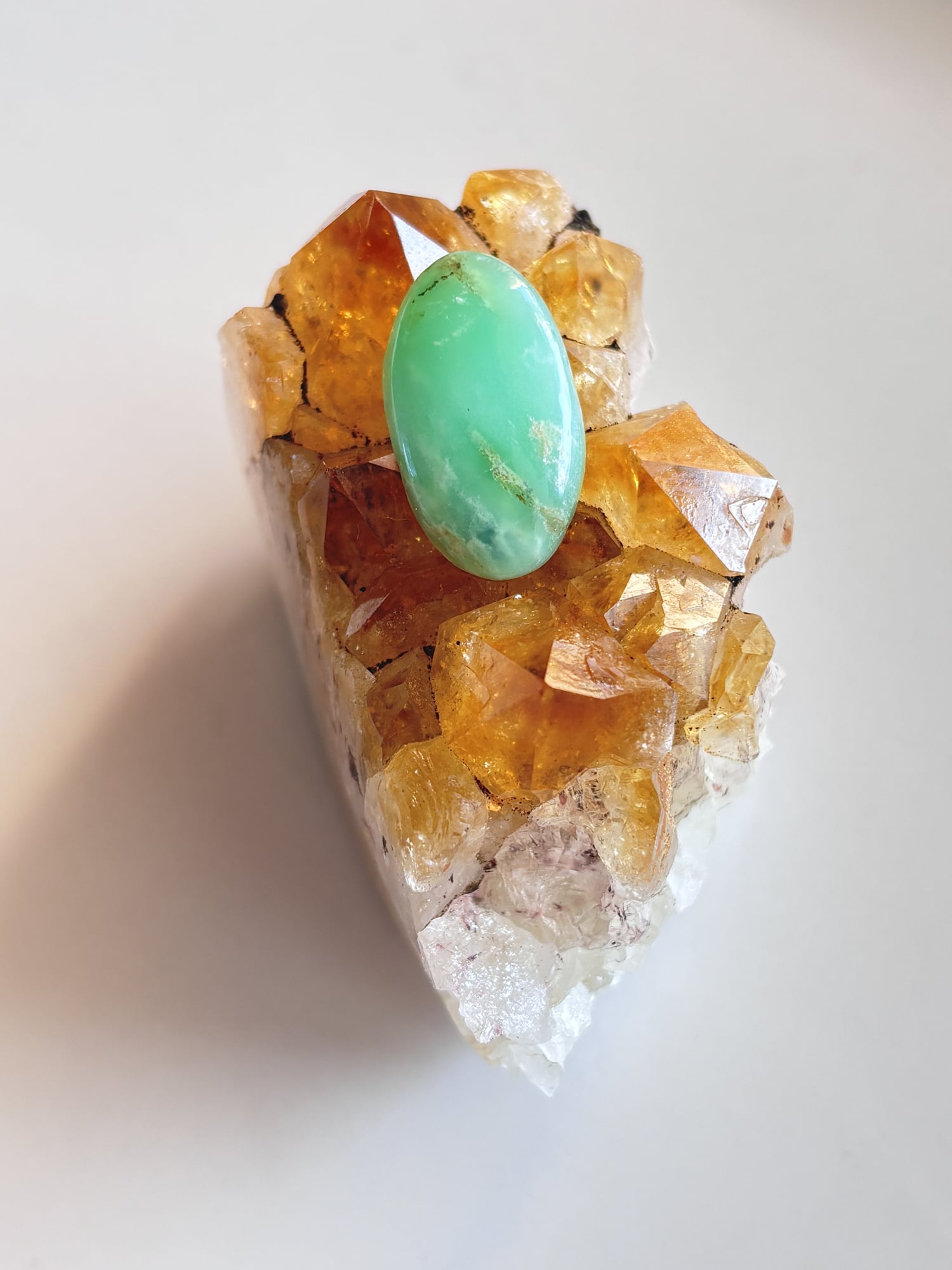 23mm Chrysoprase Cabochon for Custom Jewelry Designs