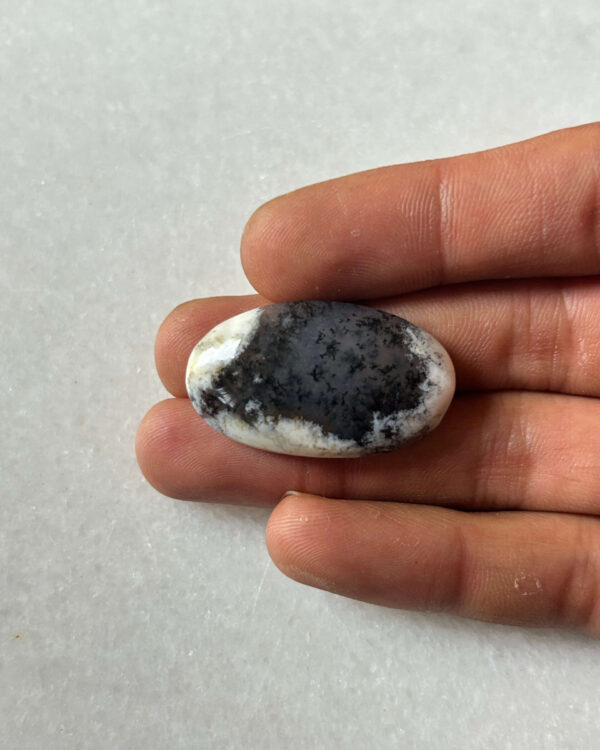 Natural Dendritic Opal Cabochon – 35 × 20 mm