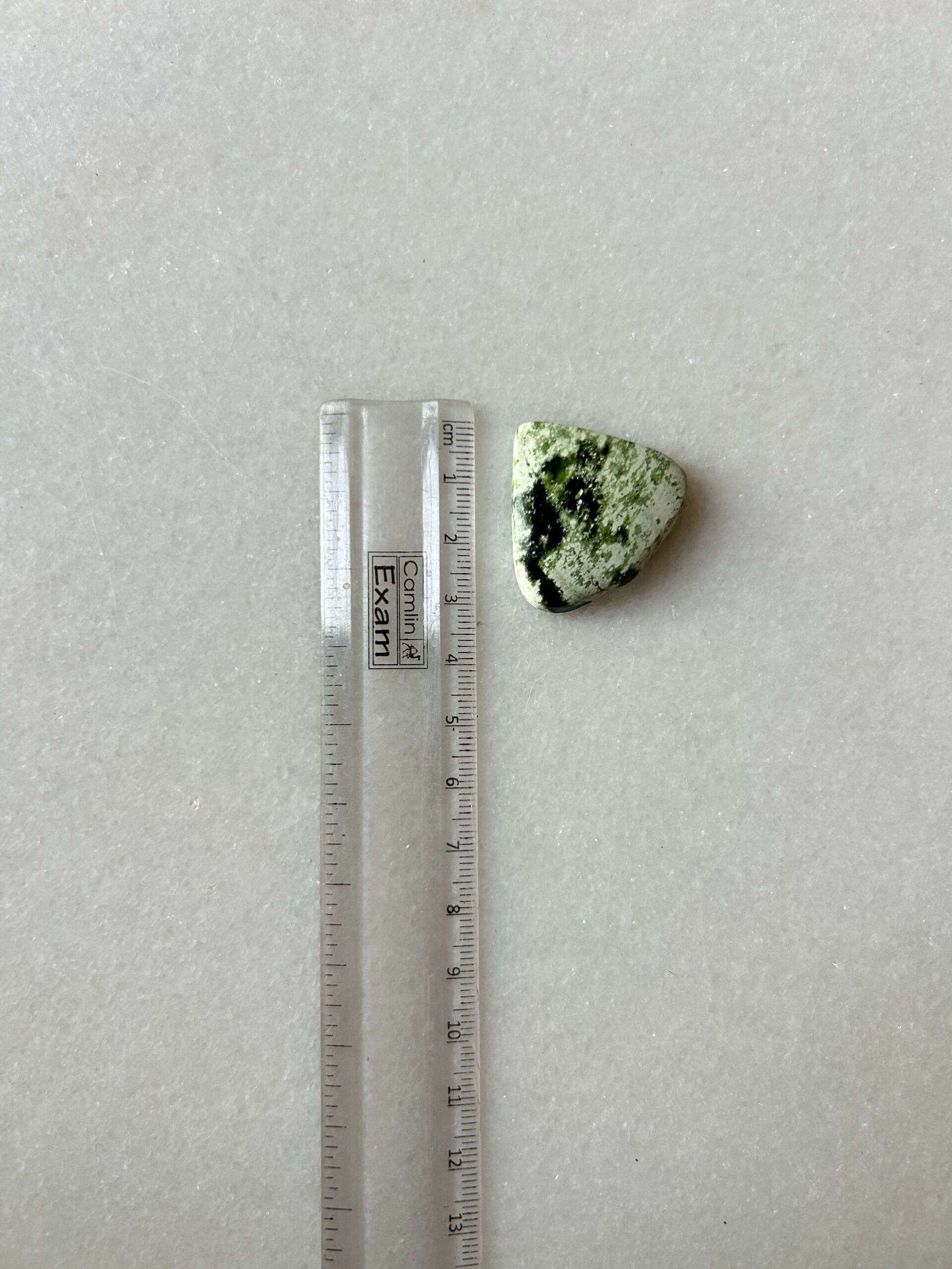 31mm Chrome Chalcedony Cabochon for Wire Wrapping - Image 3