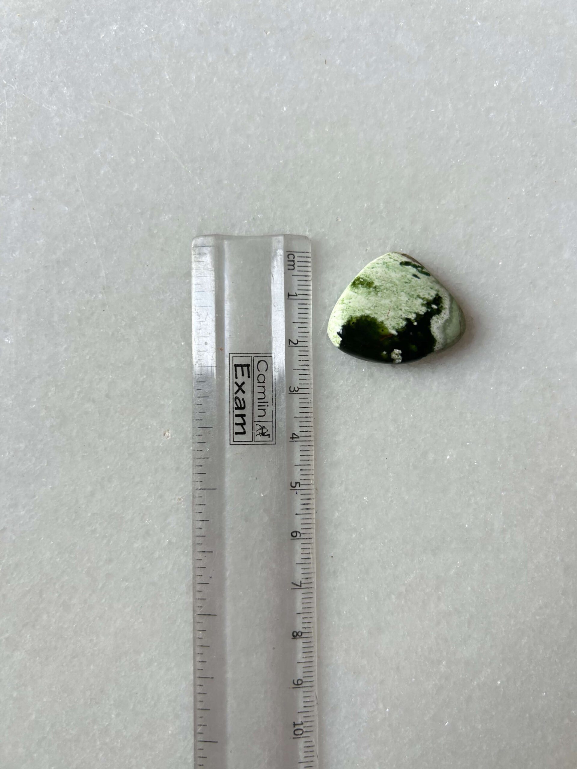 28mm Chrome Chalcedony Cabochon for Macramé Jewelry - Image 2
