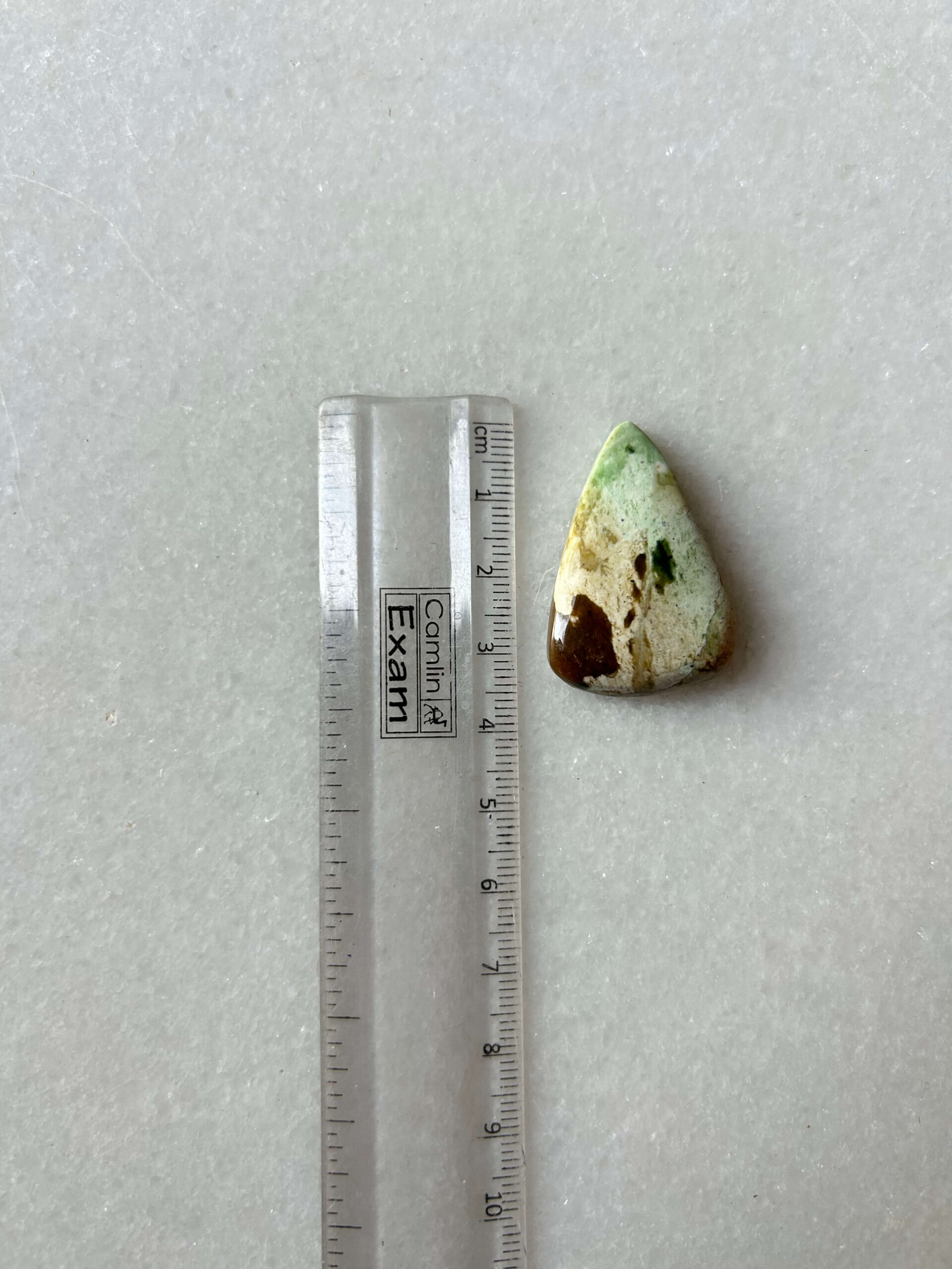 34mm Chrome Chalcedony Cabochon for Artisan Necklaces - Image 2