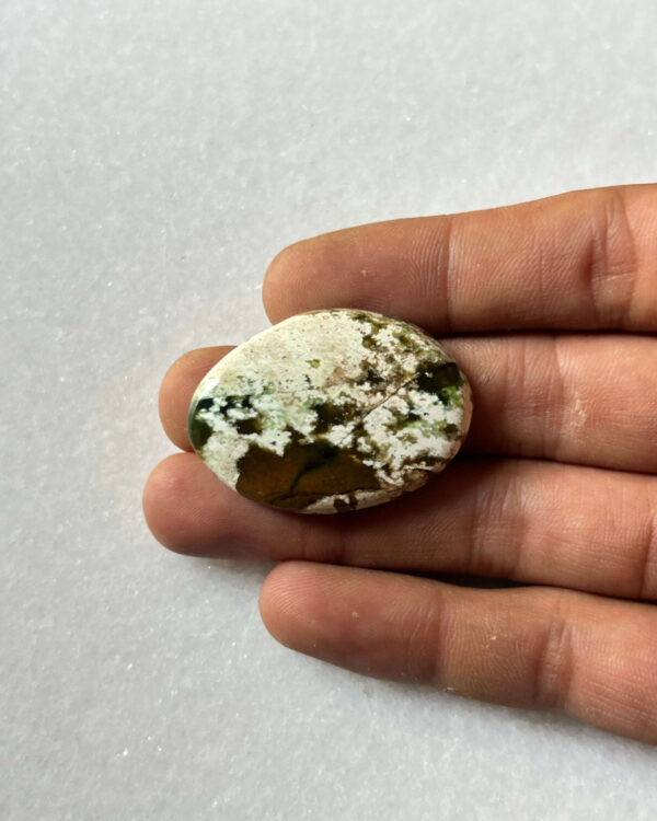 38mm Chrome Chalcedony Cabochon for Jewelry Making