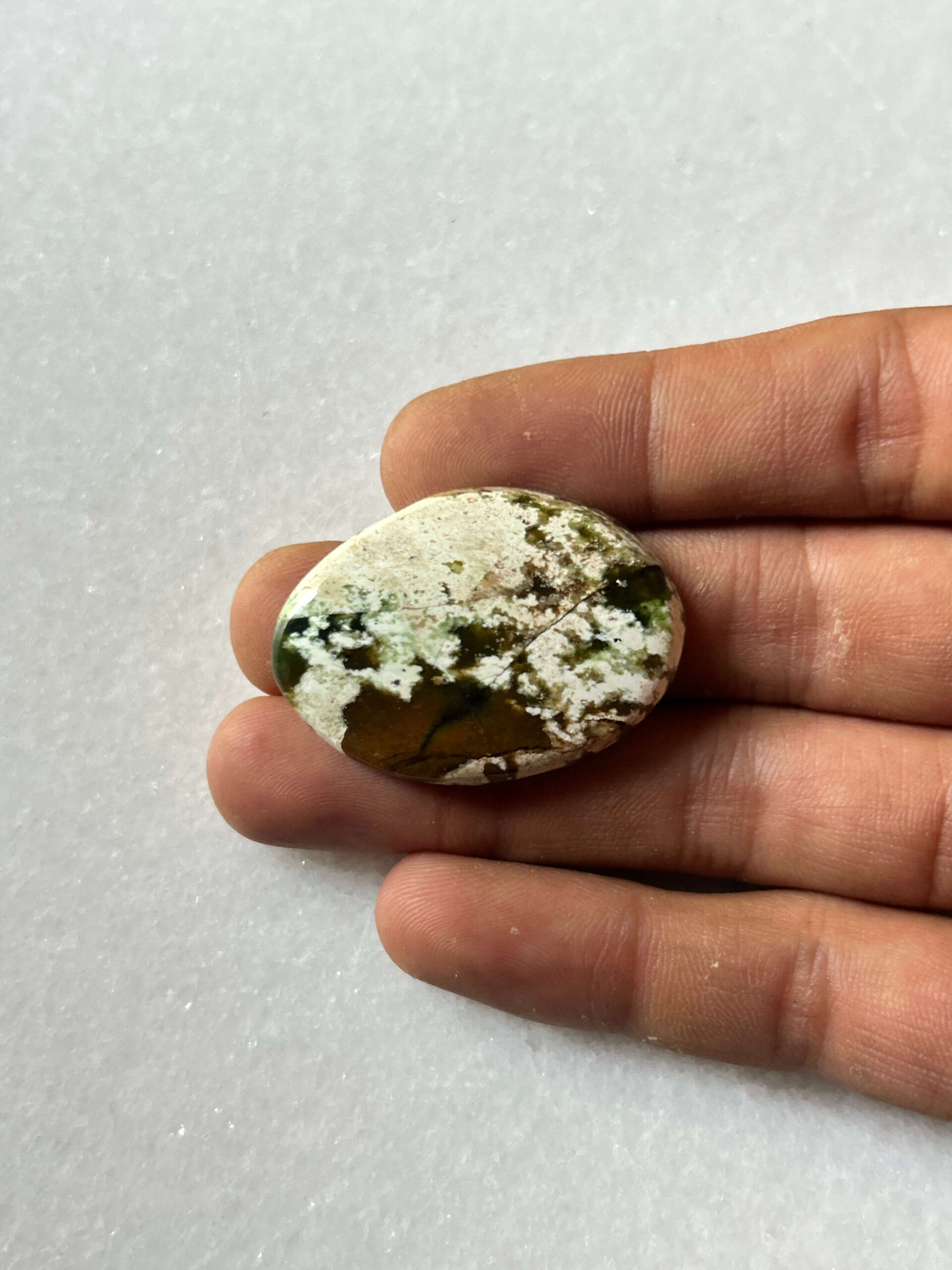 38mm Chrome Chalcedony Cabochon for Jewelry Making