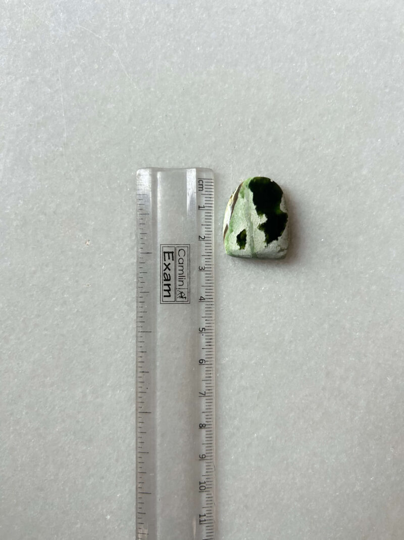 34mm Chrome Chalcedony Cabochon for Handmade Pendants - Image 2