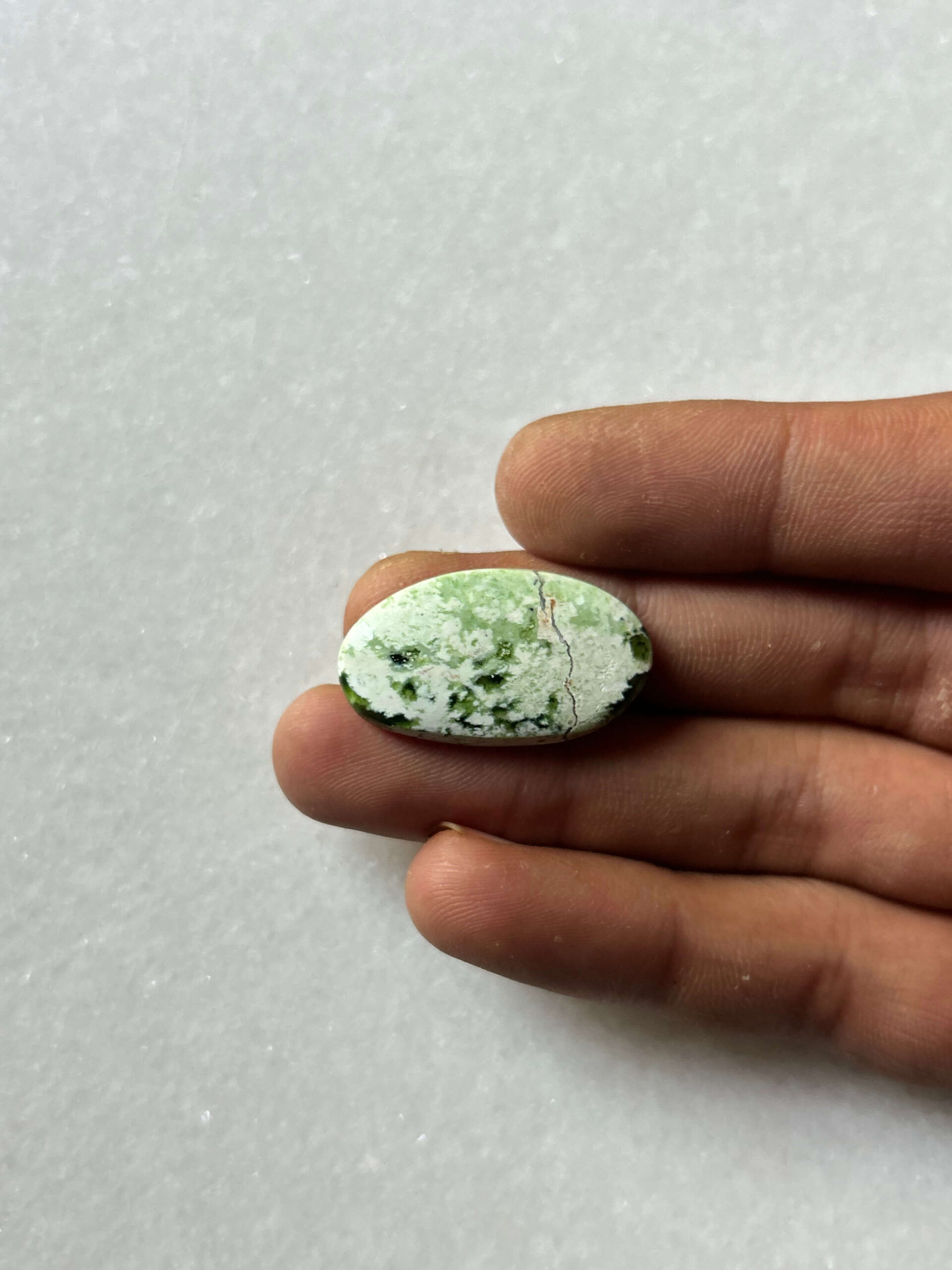 29mm Chrome Chalcedony Cabochon for Artisan Necklaces - Image 2
