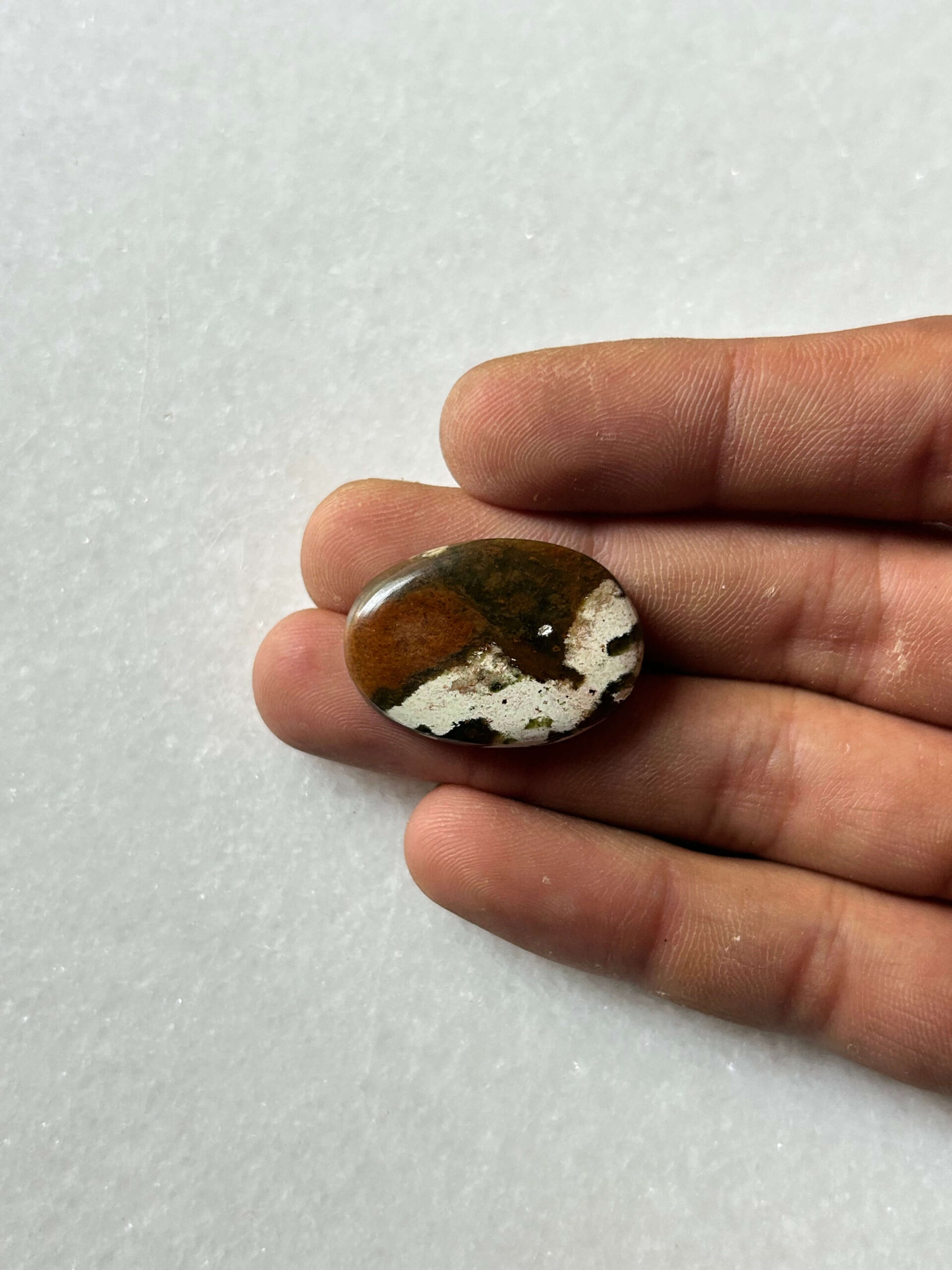 28mm Chrome Chalcedony Cabochon for Jewelry Making