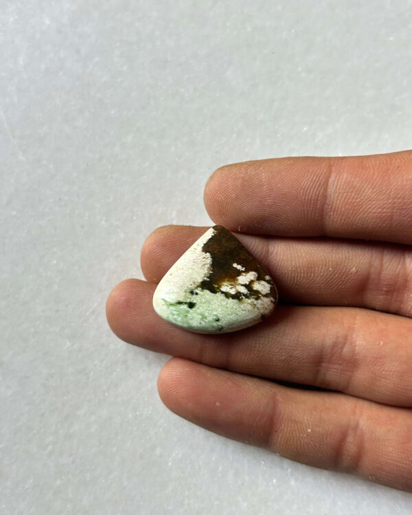 25mm Chrome Chalcedony Cabochon for Pendant Settings
